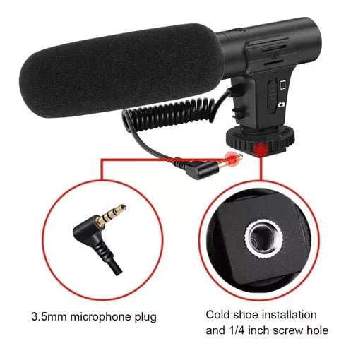 Kit De Vídeo estabilizador de cámara réflex trípode celular