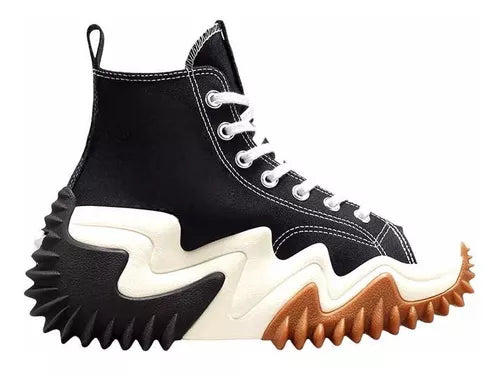 Zapatillas de lona plataforma modernas caña alta