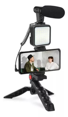 Kit De Vídeo estabilizador de cámara réflex trípode celular