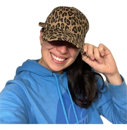 Jockey/gorra Animal Print Leopardo
